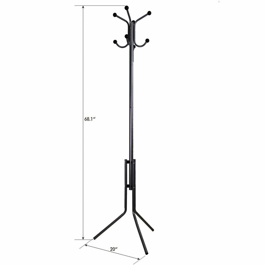 Lorell Tripod Base Coat Rack - 02587