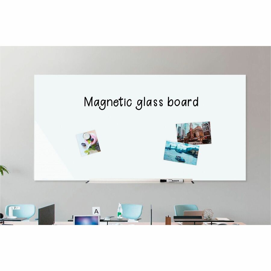 Lorell Magnetic Dry-Erase Glass Board - 52507