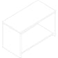 Lorell Essentials/Revelance Series Wall-Mount Hutch - 59506