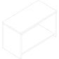 Lorell Essentials Series Wall-Mount Hutch - 59507