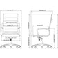Lorell Modern Executive High-Back Office Chair - 59537