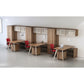 Lorell Wall-Mount Hutch Frosted Glass Door - 59576