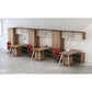 Lorell Wall-Mount Hutch Frosted Glass Door - 59576