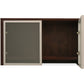 Lorell Wall-Mount Hutch Frosted Glass Door - 59576