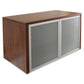 Lorell Wall-Mount Hutch Frosted Glass Door - 59576