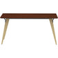 Lorell Electric Height-Adjustable Mahogany Knife Edge Tabletop - 59611
