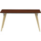 Lorell Electric Height-Adjustable Mahogany Knife Edge Tabletop - 59611