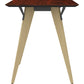 Lorell Electric Height-Adjustable Mahogany Knife Edge Tabletop - 59611