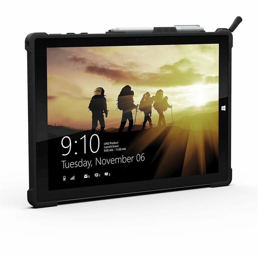 Urban Armor Gear Metropolis Carrying Case (Folio) Microsoft Surface Pro 4, Surface Pro (5th Gen), Surface Pro 6, Surface Pro 7, Surface Pro 7+ Tablet - Black - UAG-SFPRO4-BLK-VP