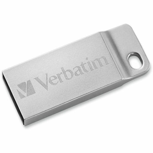 Verbatim 32GB Metal Executive USB Flash Drive - Silver