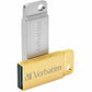 Verbatim 64GB Metal Executive USB Flash Drive - Silver - 98750