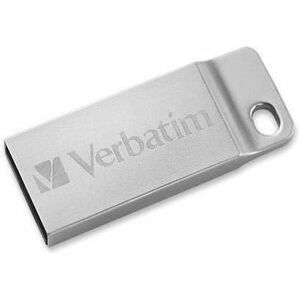 Verbatim 64GB Metal Executive USB Flash Drive - Silver