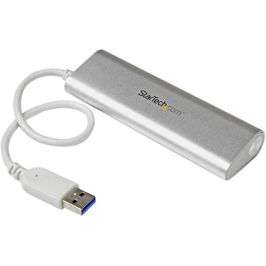 StarTech.com 4-Port USB Hub, USB A to 4x USB-A Ports, USB 5Gbps, Bus-Powered, Portable Laptop USB 3.0 Hub - ST43004UA