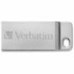 Verbatim 16GB Metal Executive USB Flash Drive - Silver - 98748