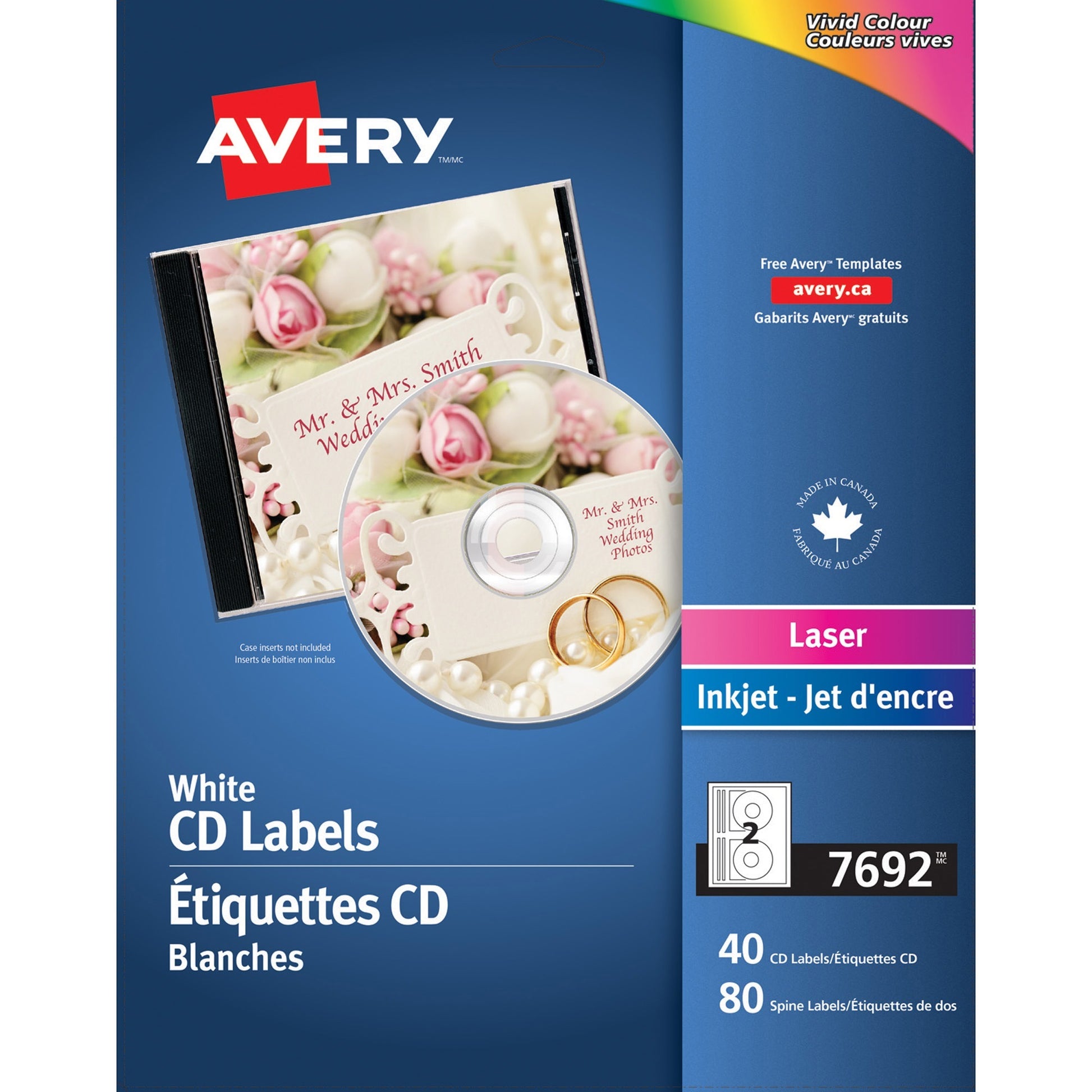 Avery&reg; CD Labelsfor Laser and Inkjet Printers