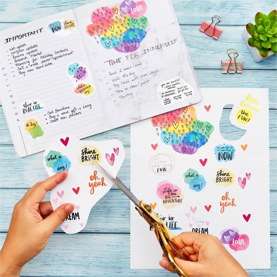 Avery&reg; Rectangle Clear Labels8-1/2" x 11" , for Laser/Inkjet Printers - 7665