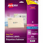 Avery&reg; Rectangle Clear Labels with Easy Peel&reg; 1/2" x 1-3/4" , for Laser/Inkjet Printers