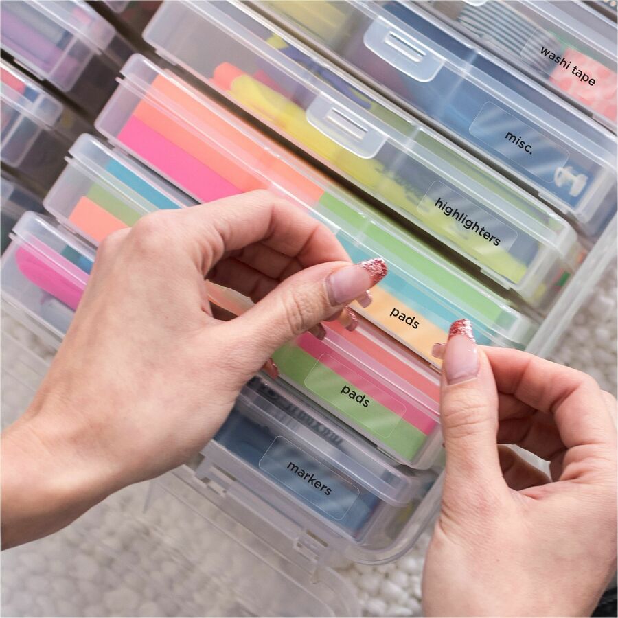Avery&reg; Rectangle Clear Labels with Easy Peel&reg; 2/3" x 1-3/4" , for Laser/Inkjet Printers - 7668