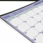 Blueline Monthly Desk Pad Calendar with Vinyl Strip, 21-1/4" x 16" , Bilingual - C181731BV