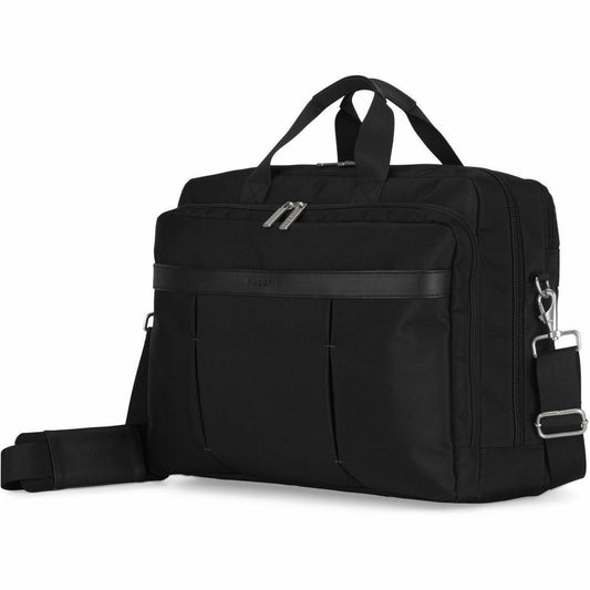 bugatti Executive Carrying Case (Briefcase) for 17" Notebook, File - Black