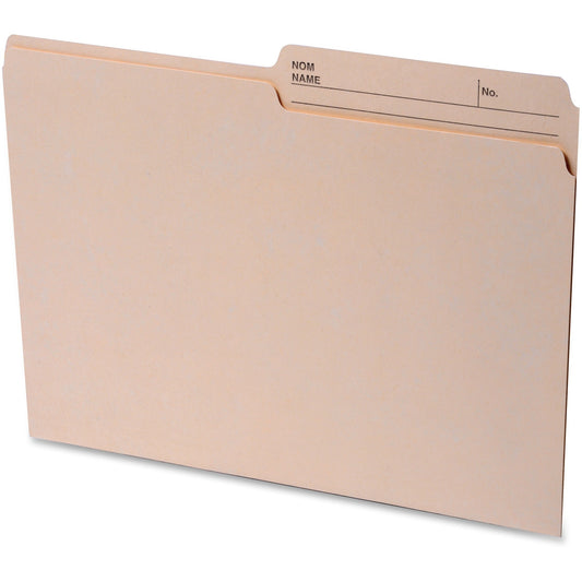 Continental 1/2 Tab Cut Letter Recycled Top Tab File Folder