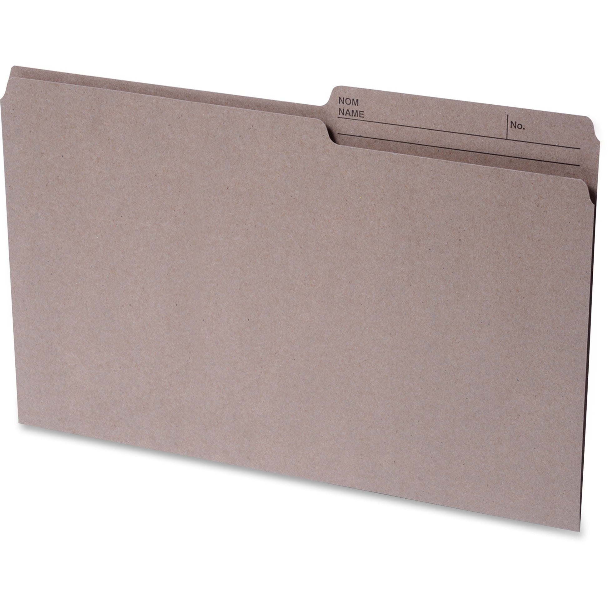 Continental 1/2 Tab Cut Legal Recycled Top Tab File Folder