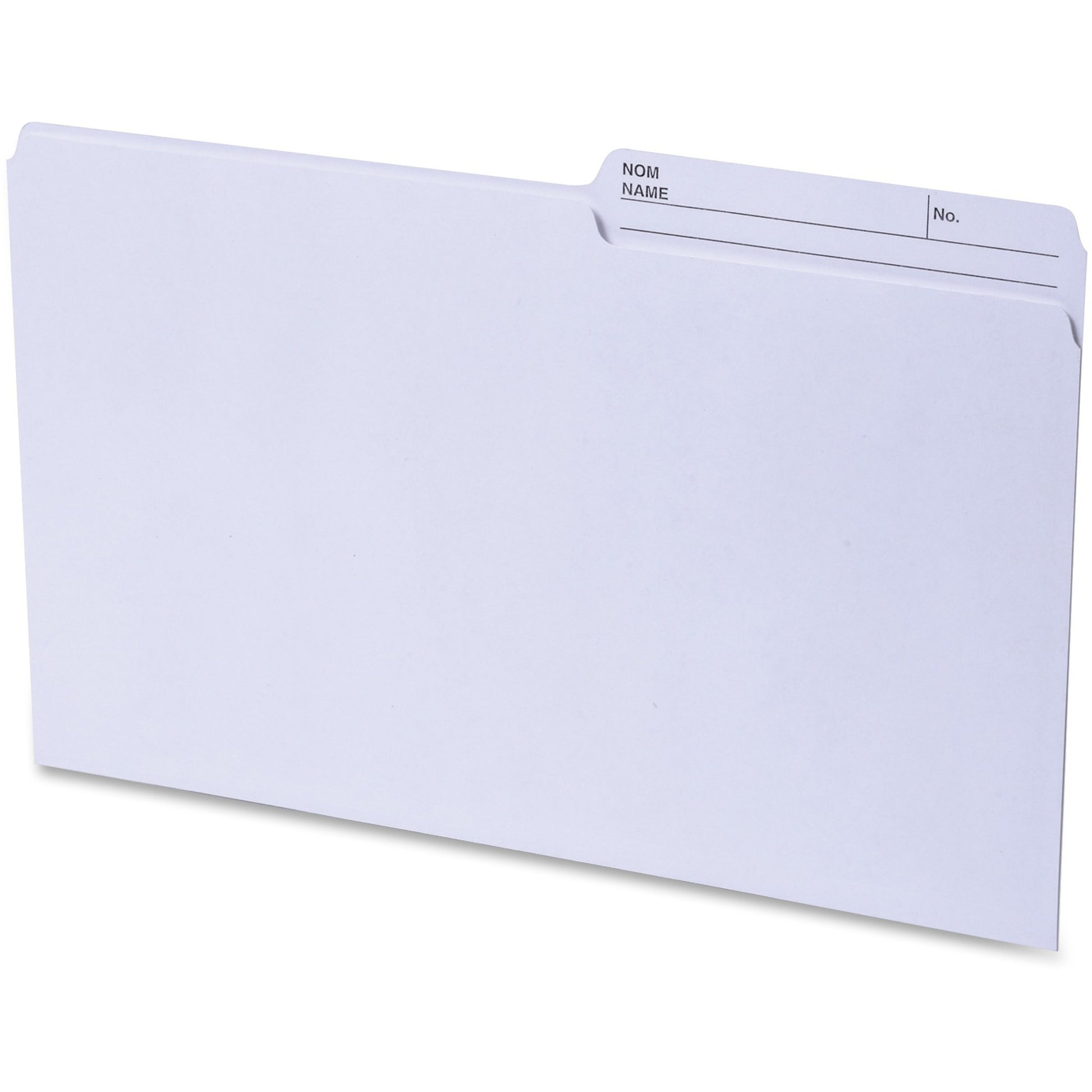 Continental 1/2 Tab Cut Legal Recycled Top Tab File Folder