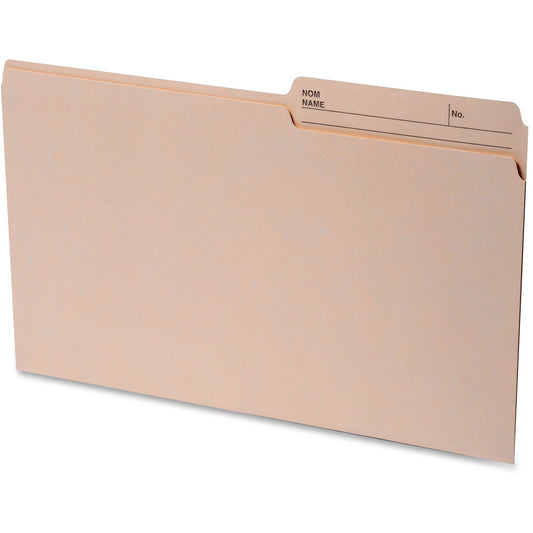 Continental 1/2 Tab Cut Legal Recycled Top Tab File Folder