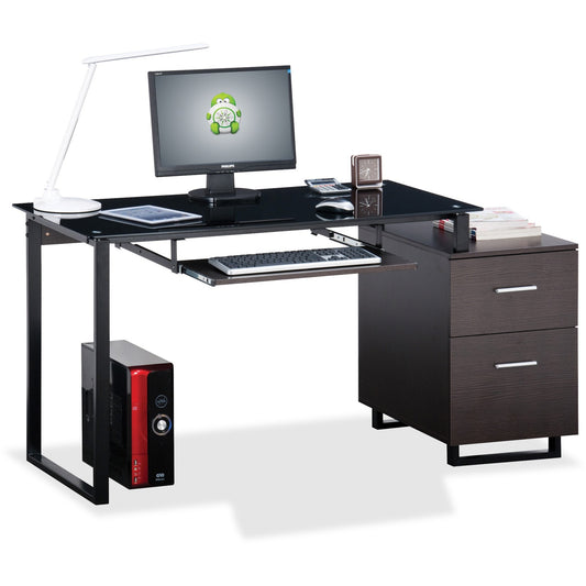 Heartwood Alnair Reversible Single Pedestal Desk