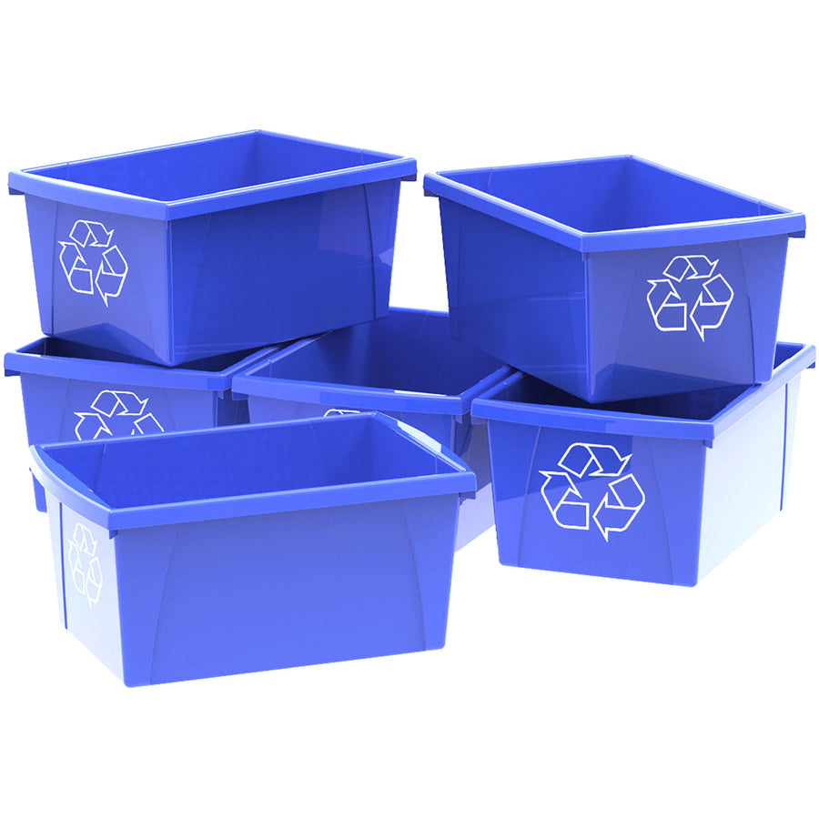 Storex Legal Size Paper Recycle Bin - 61517U06C