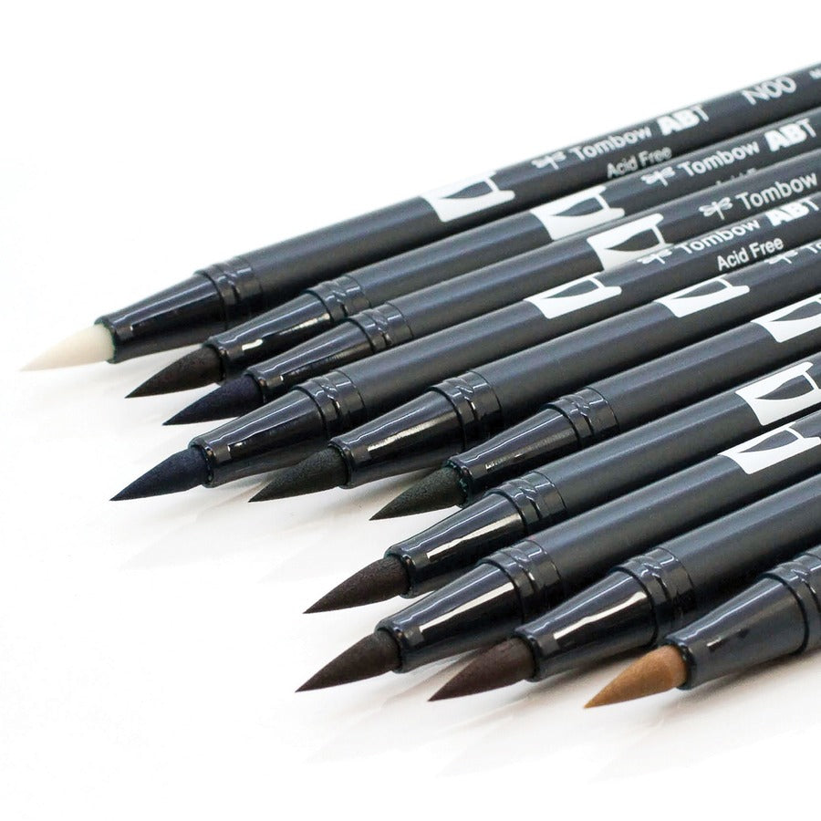 Tombow Dual Brush Art Pen 10-piece Set - Landscape Colours - 56169