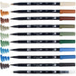 Tombow Dual Brush Art Pen 10-piece Set - Landscape Colours - 56169