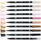 Tombow Dual Brush Art Pen 10-piece Set - Portrait Colours - 56170