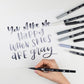 Tombow Dual Brush Art Pen 10-piece Set - Grayscale Colours - 56171