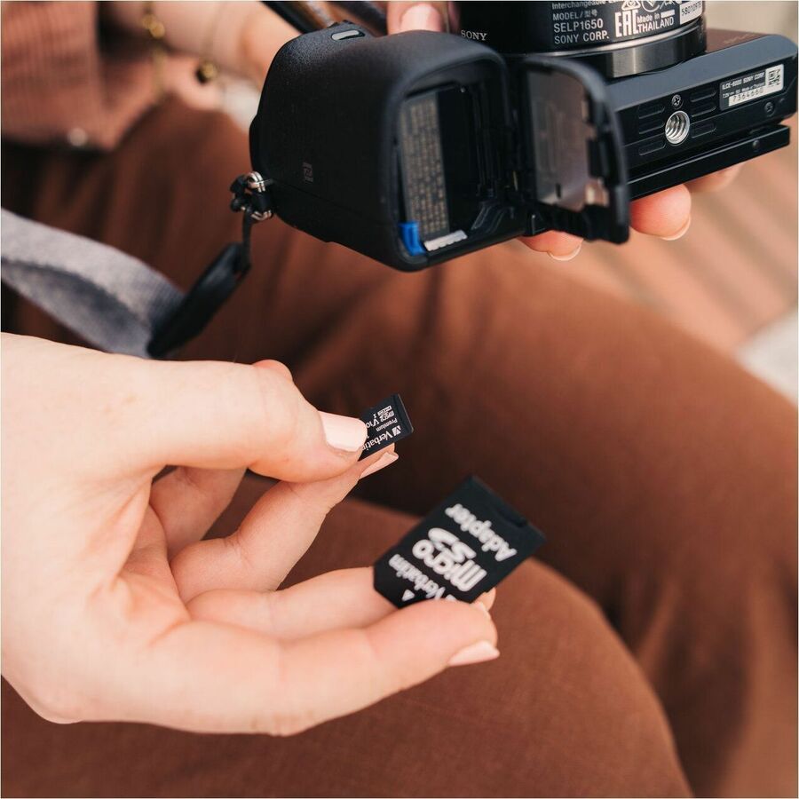 Verbatim 128GB Premium microSDXC Memory Card with Adapter, UHS-I Class 10 - 44085