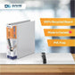 QuickFit PRO Heavy-Duty Single-Touch View Binder, Locking D Rings, 3 Inch, White - 90050