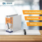 QuickFit PRO Heavy-Duty Single-Touch View Binder, Locking D Rings, 5 Inch, White - 90070