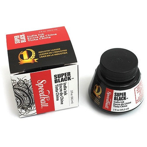 Speedball Super Black India Ink