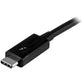 StarTech.com 1m (3.3ft) Thunderbolt 3 Cable, 20Gbps, 100W PD, 4K Video, Thunderbolt-Certified, Compatible w/ TB4/USB 3.2/DisplayPort - TBLT3MM1M