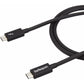 StarTech.com 1m (3.3ft) Thunderbolt 3 Cable, 20Gbps, 100W PD, 4K Video, Thunderbolt-Certified, Compatible w/ TB4/USB 3.2/DisplayPort - TBLT3MM1M