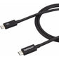 StarTech.com 1m (3.3ft) Thunderbolt 3 Cable, 20Gbps, 100W PD, 4K Video, Thunderbolt-Certified, Compatible w/ TB4/USB 3.2/DisplayPort - TBLT3MM1M