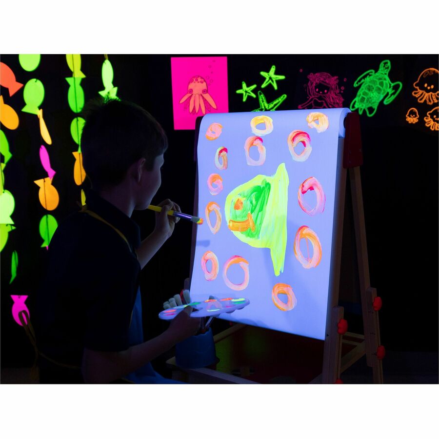 Prang Power Fluorescent Paint Set - 10799