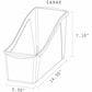 Storex Large Book Bin, Assorted Colors, Set of 5 - 70105U06C