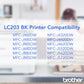 Brother Innobella LC2032PKS Original High Yield Inkjet Ink Cartridge - Black - 2 / Pack - LC2032PKS
