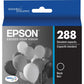 Epson DURABrite Ultra 288 Original Standard Yield Inkjet Ink Cartridge - Black - 1 Each - T288120-S