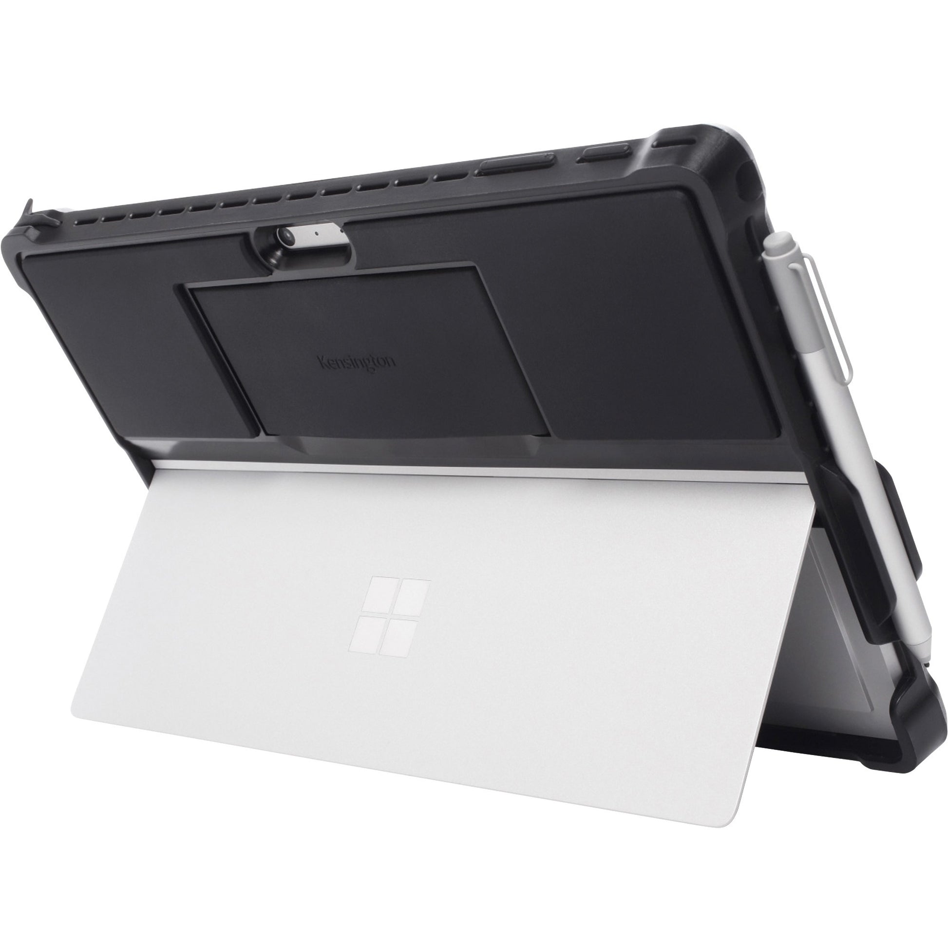 Kensington BlackBelt Carrying Case (Book Fold) Microsoft Surface Pro 4, Surface Pro 6, Surface Pro 7 Tablet, Pen - Black