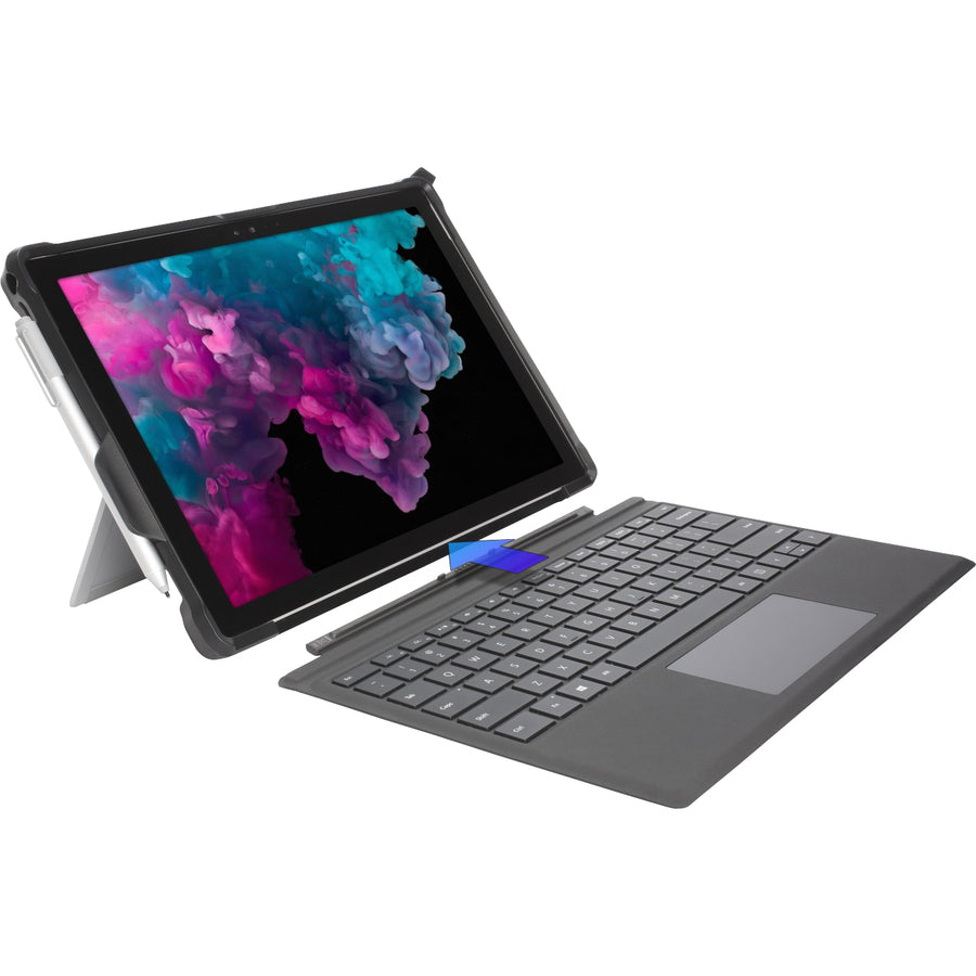 Kensington BlackBelt Carrying Case (Book Fold) Microsoft Surface Pro 4, Surface Pro 6, Surface Pro 7 Tablet, Pen - Black - 97442