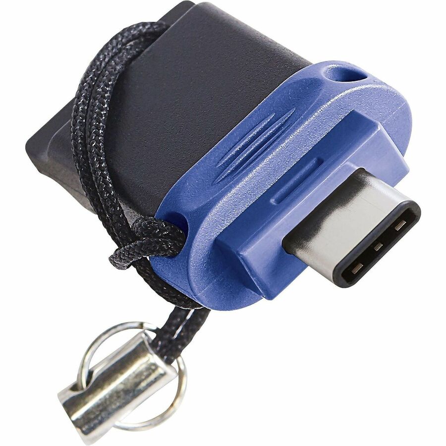 Verbatim 64GB Store 'n' Go Dual USB 3.2 Gen 1 Flash Drive for USB-C Devices - Blue - 99155