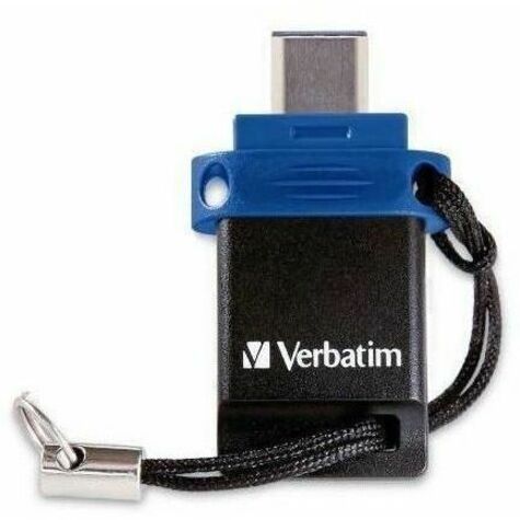 Verbatim 64GB Store 'n' Go Dual USB 3.2 Gen 1 Flash Drive for USB-C Devices - Blue - 99155