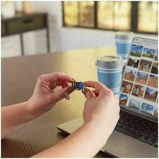 Microban 64GB Store 'n' Go Dual USB 3.2 Gen 1 Flash Drive for USB-C Devices - Blue - 99155